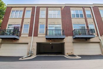 Attached two-car garage included in davey townhomes